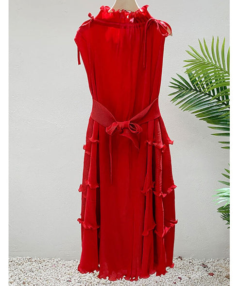 Frill Pleats Dress